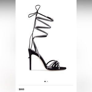 PARIS TEXAS HOLLY NICOLE LACE UP SANDAL